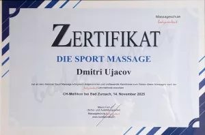 Berufszertifikat 7 — Universal Professional GmbH