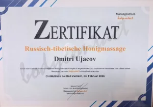 Berufszertifikat 10 — Universal Professional GmbH