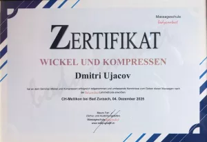 Berufszertifikat 15 — Universal Professional GmbH