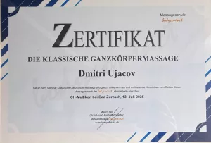 Berufszertifikat 5 — Universal Professional GmbH